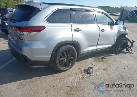 2019 Toyota Highlander Se z USA, uszkodzony, nr VIN 5TDJZRFH5KS620595
